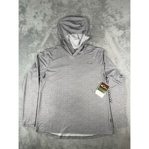 Drake Shirt Women's Large Grey Performance Hooded Long Sleeve